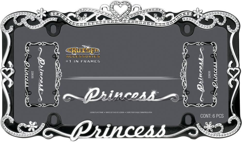 Princess Licence Plate Frame