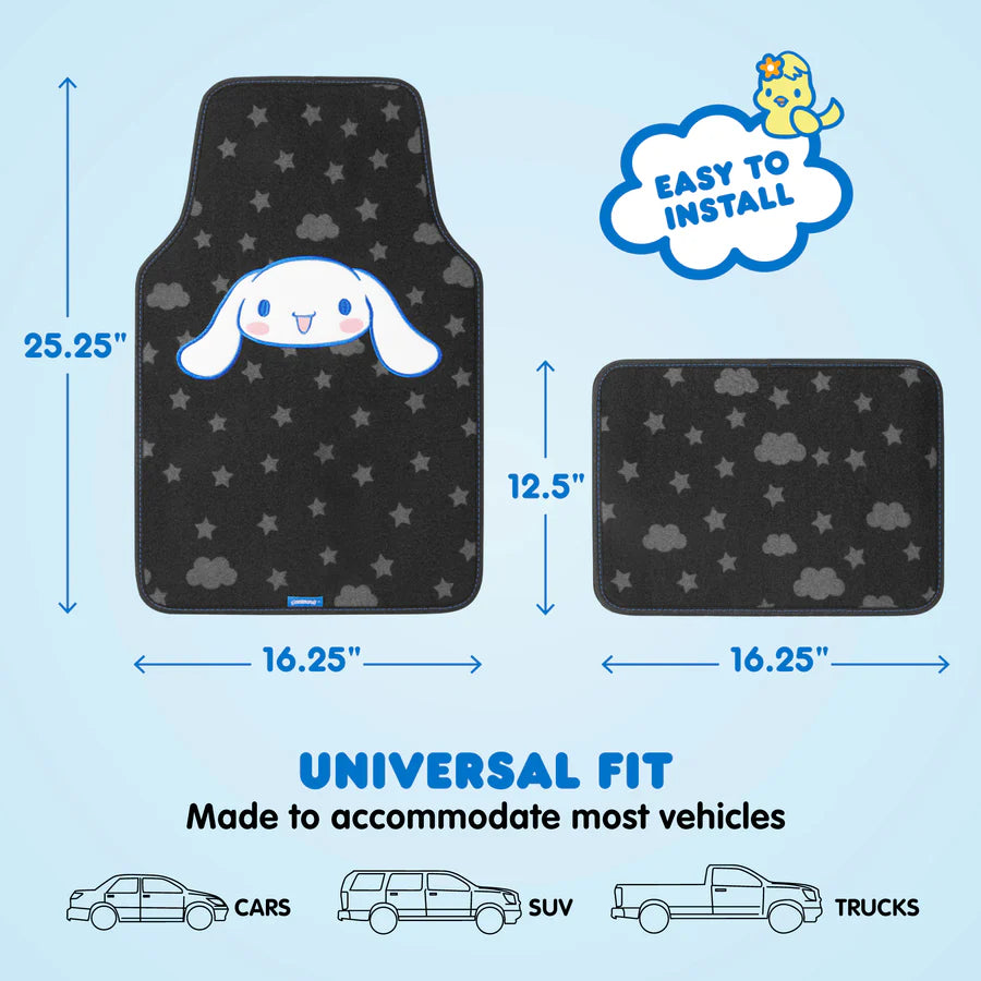 Cinnamoroll 4pc Carpet Floor Mats