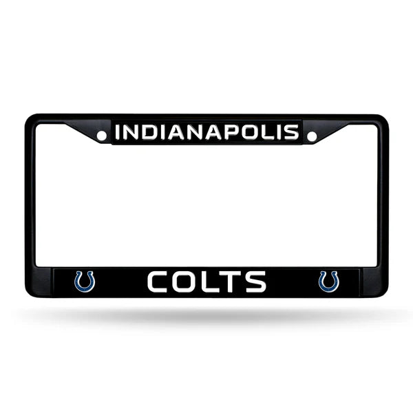 Indianapolis Colts Black License Plate Frame