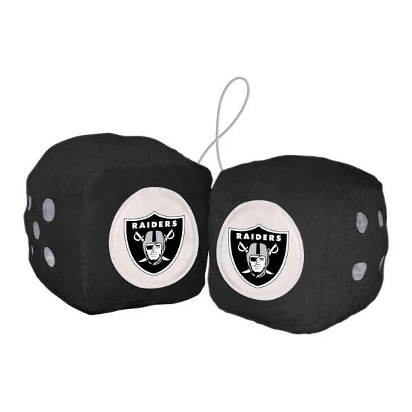 NFL Las Vegas Raiders Fuzzy Dice