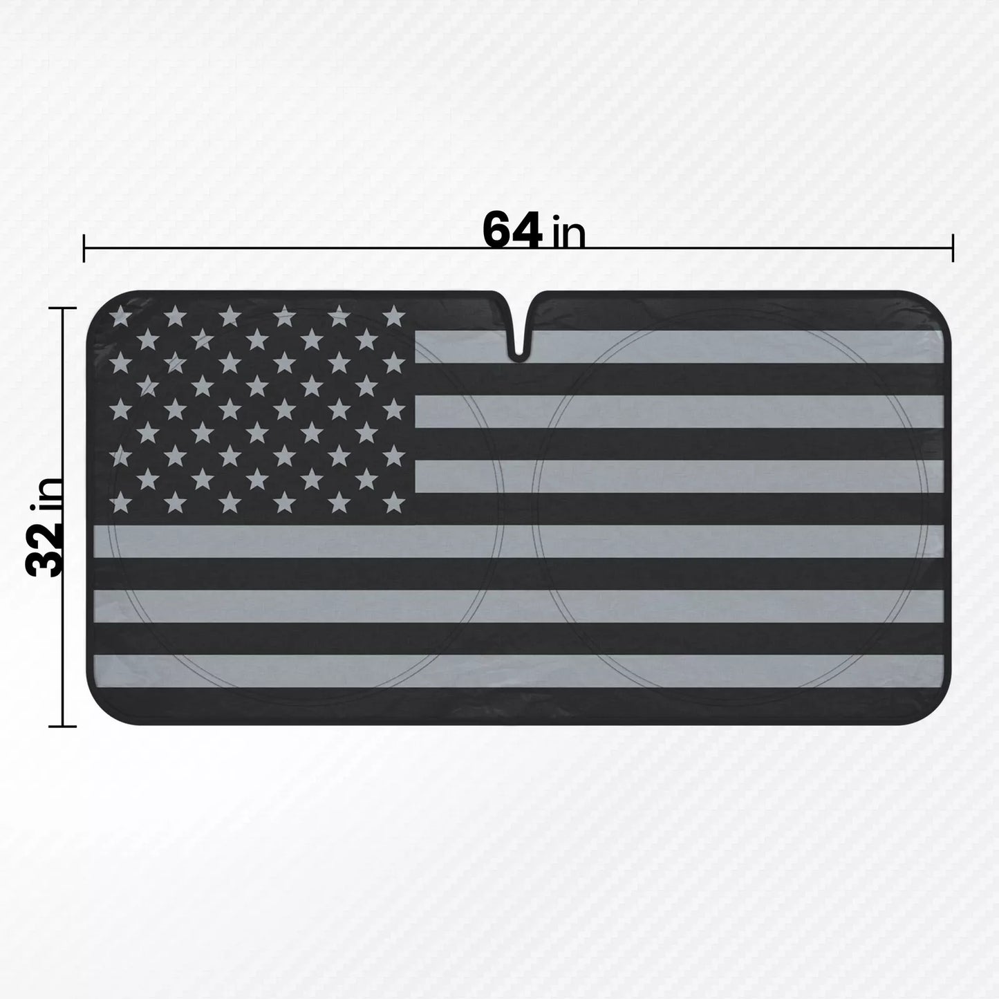 American Black Flag Sunshade