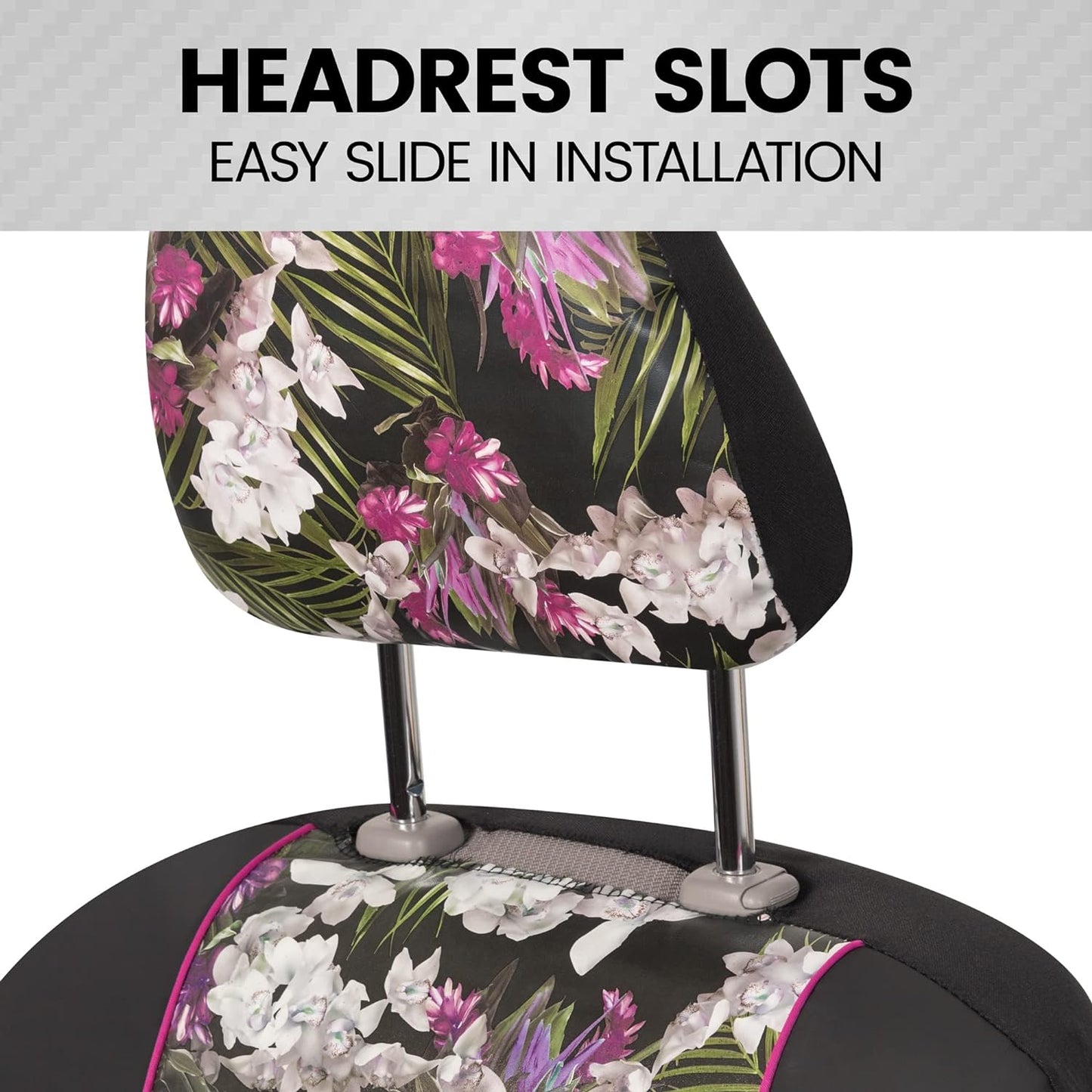 2PC Front Catalina Floral Sideless Seat Covers
