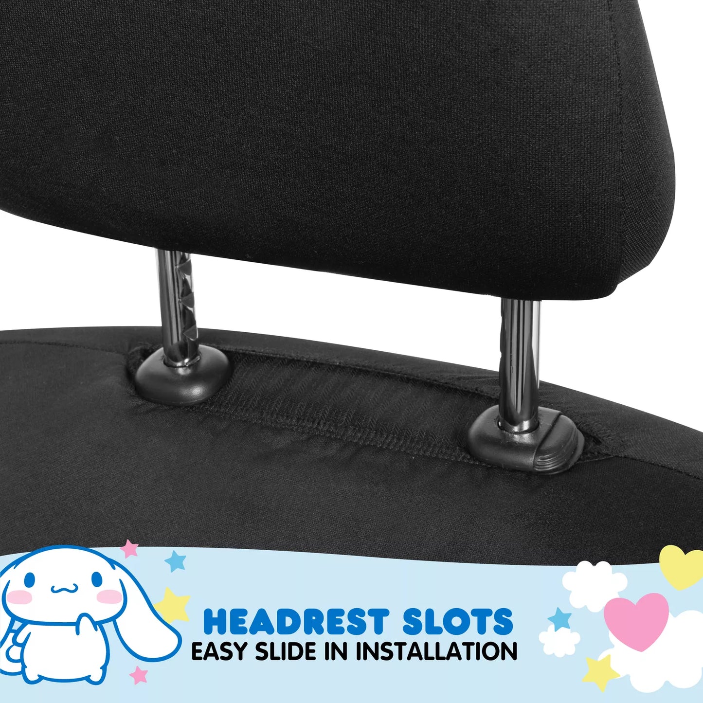 Sanrio Cinnamoroll 2pc Front Seat Covers
