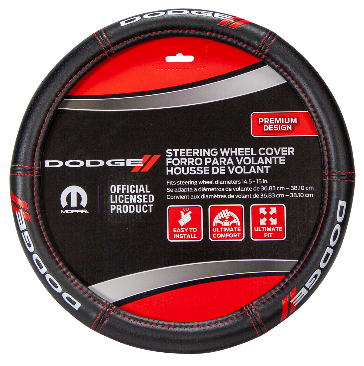 Dodge Deluxe Steering Wheel Cover