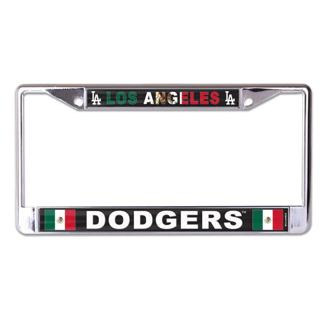 LA Dodgers Mexican Flag License Plate Frame