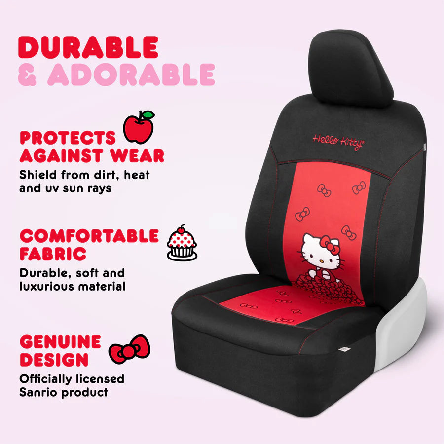 Hello Kitty 2pc Front Seat Covers