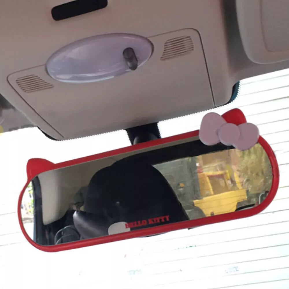 Hello Kitty Rear View Mirror Red