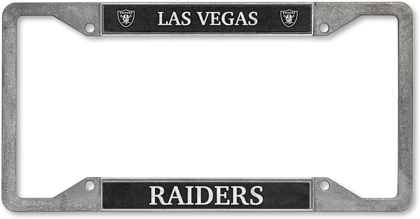 Las Vegas Raiders Pewter License Plate Frame