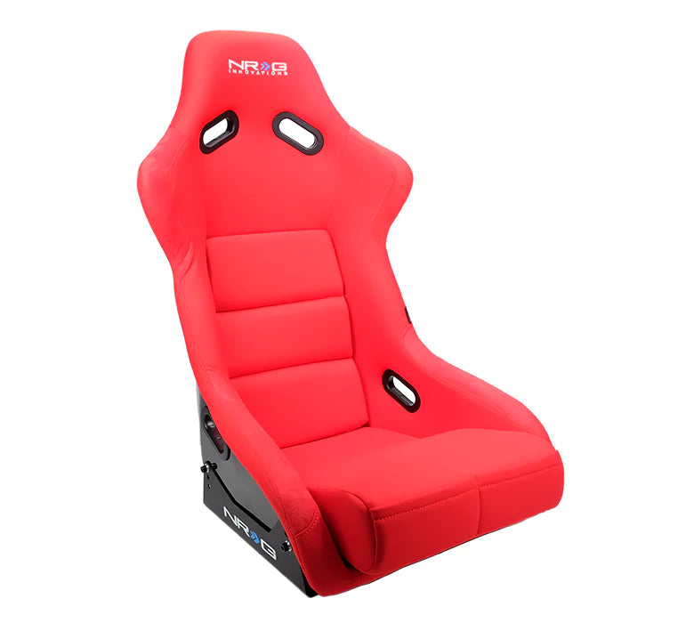 NRG Red Fiber Glass Bucket Seat Large