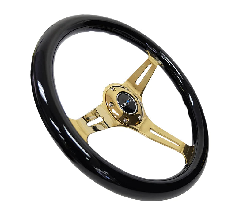 NRG Steering Wheel 350MM 1.5" Deep Dish Wood Grain