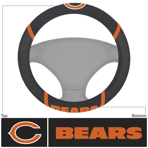 NFL Chicago Bears Mesh Steering Wheel Cover