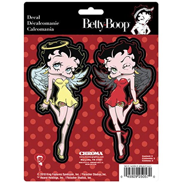 Betty Boop Angel Vs Devil Decals