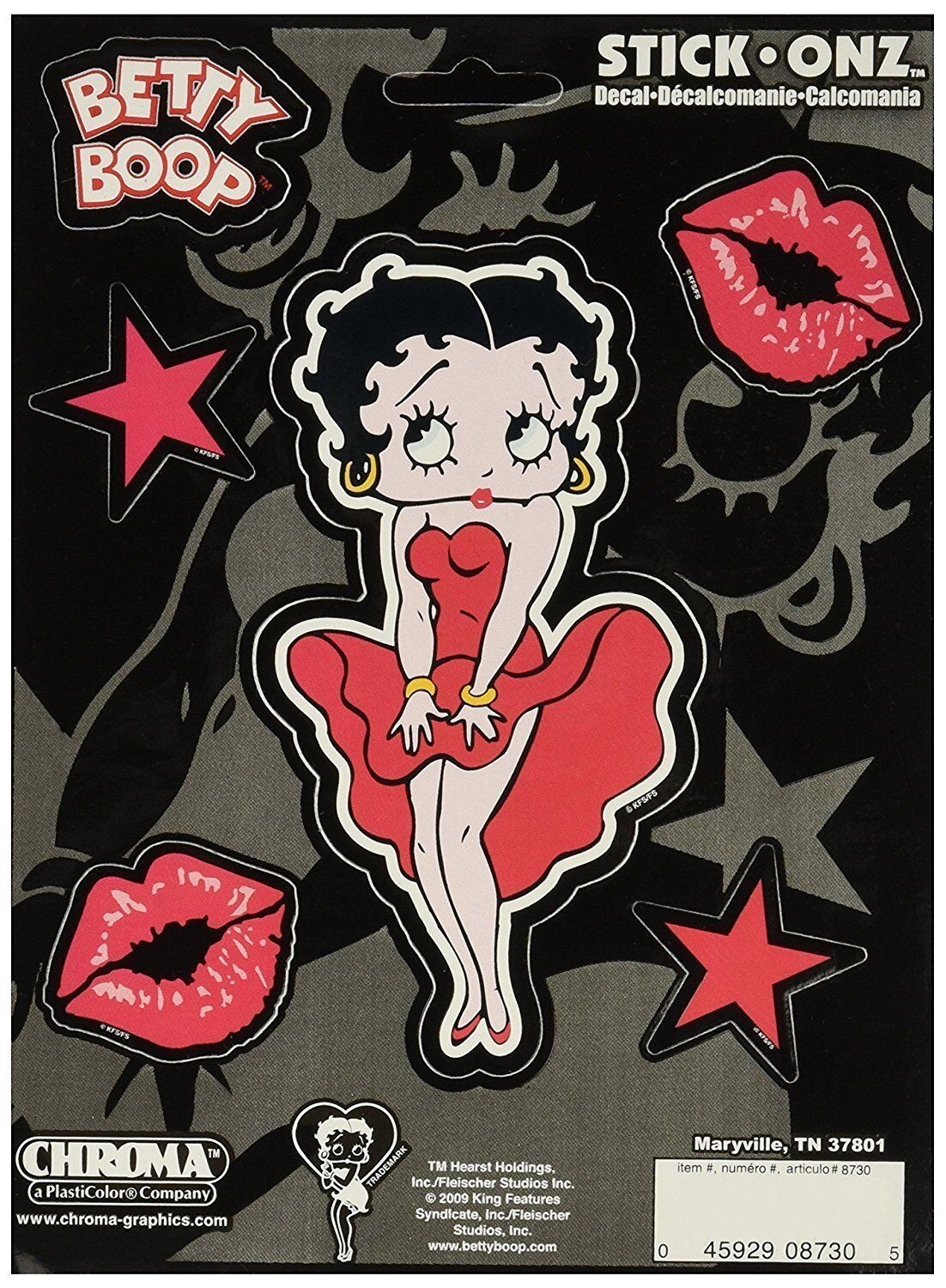 Betty Boop Skyline Decal