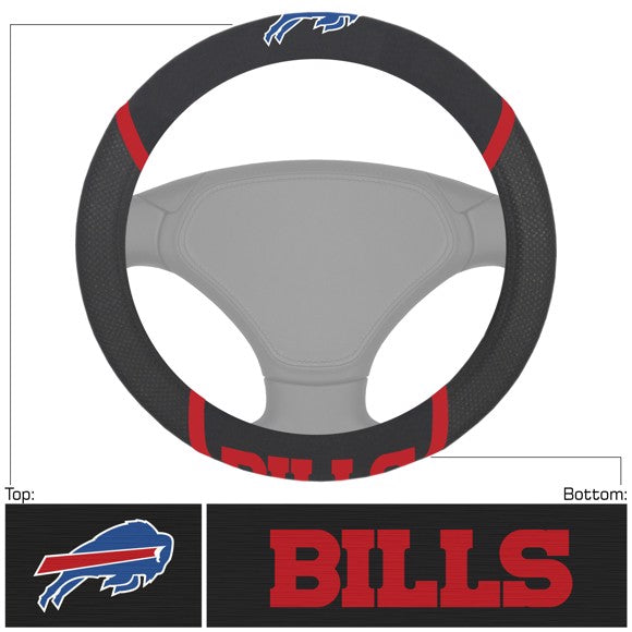 NFL Buffalo Bills Mesh Steering Wheel Cover