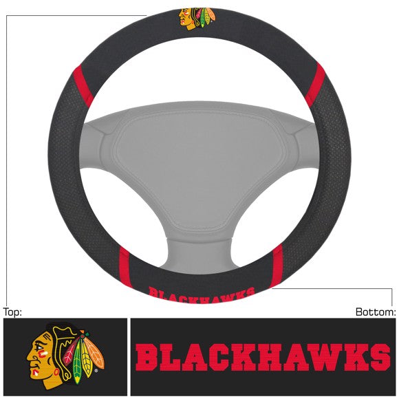 NHL Chicago Blackhawks Mesh Steering Wheel Cover