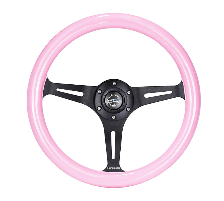 NRG Steering Wheel 350MM 1.5" Deep Dish Wood Grain