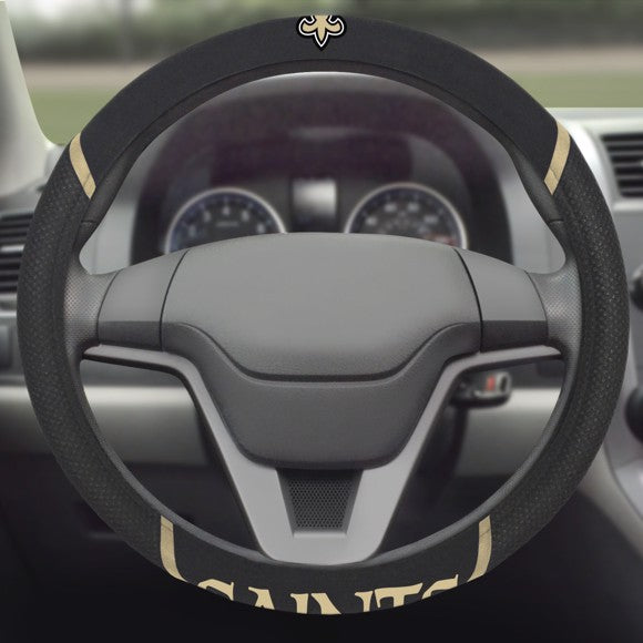 NFL New Orleans Saints Mesh Steering Wheel Cover