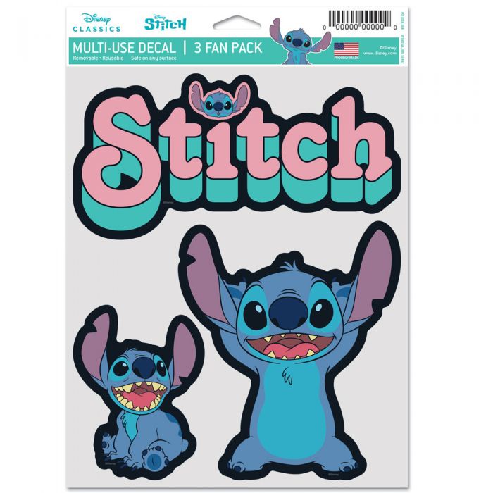 Disney Stitch 3 Pack Decals