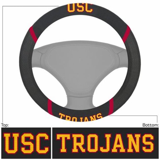 USC Trojans Southern California University Mesh Steering Wheel Cover