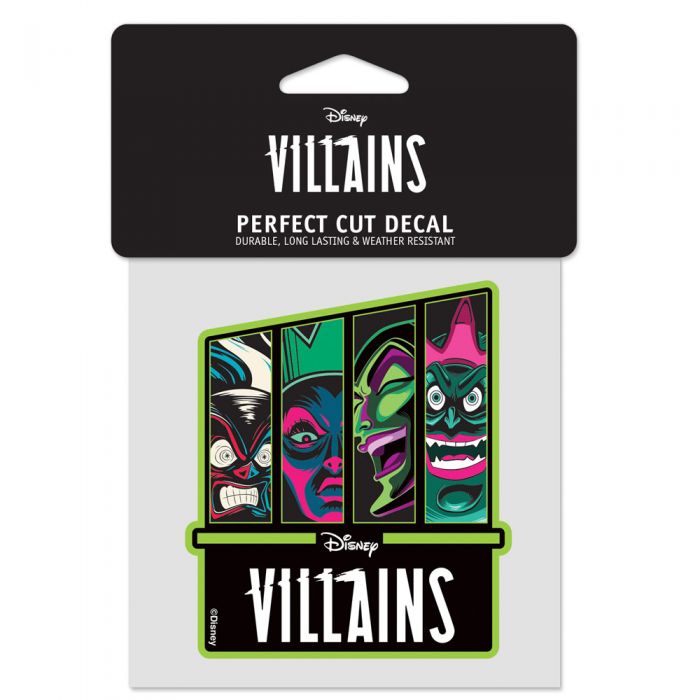 Disney Villans Decal 4"x4"