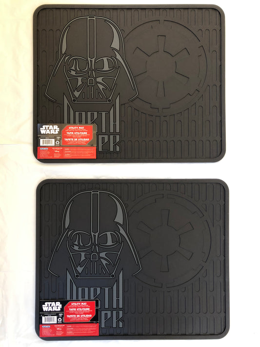 New Darth Vader 2pc Rubber Floor mats