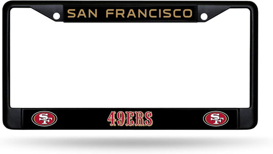 49ers Black Plate Frame