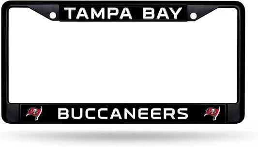 Tampa Bay Buccaneers Black License Plate Frame