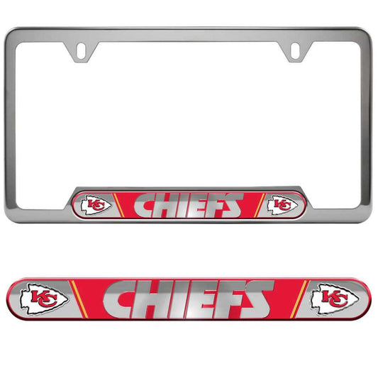 Kansas City Chiefs Embossed License Plate Frame