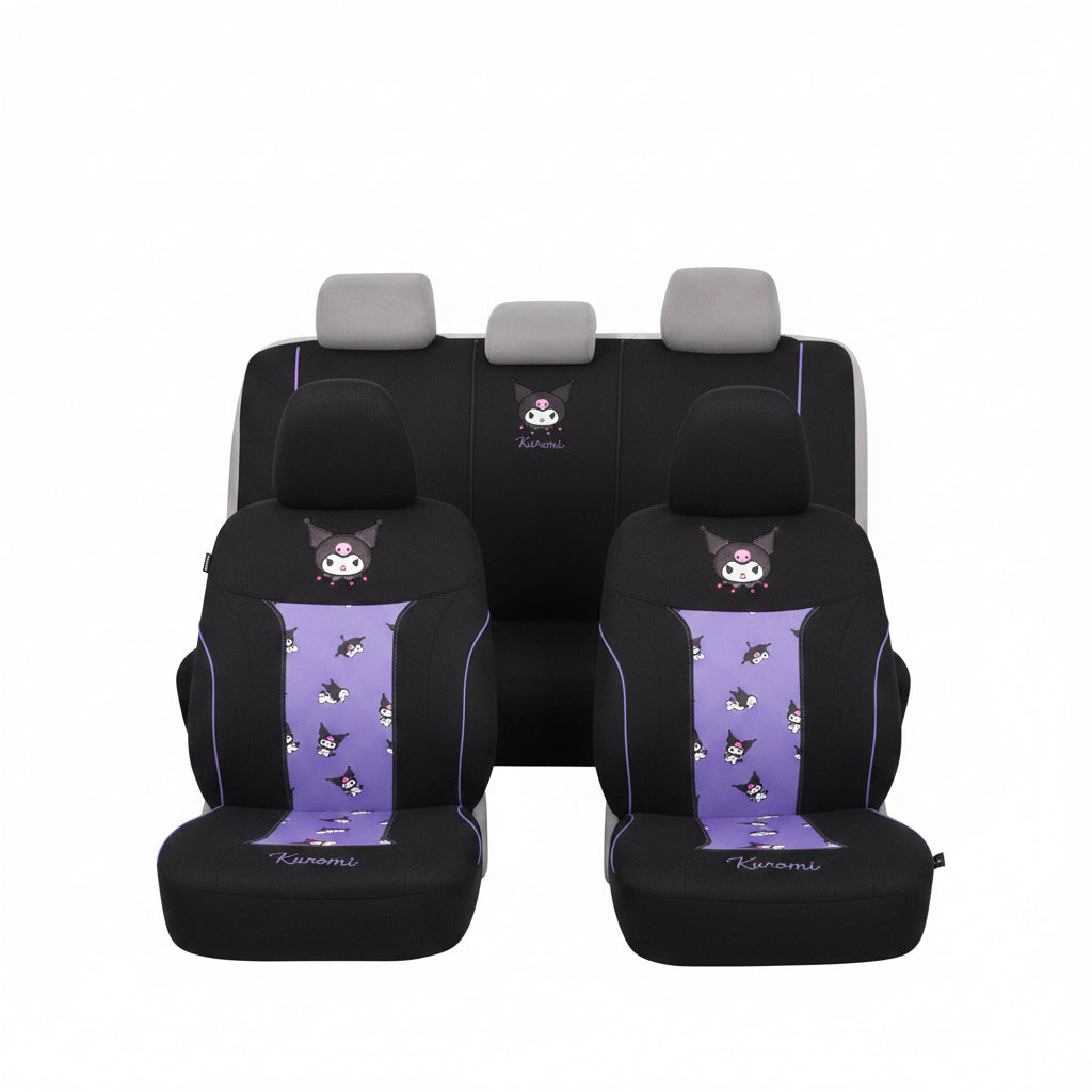 Kuromi 5PC Seat Cover Set