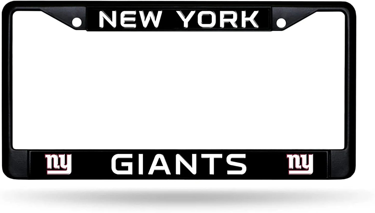 New York Giants Black License Plate Frame