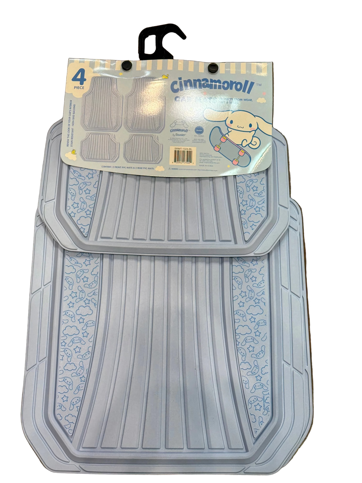 Cinnamoroll 4pc Baby Blue  Rubber Floor Mats