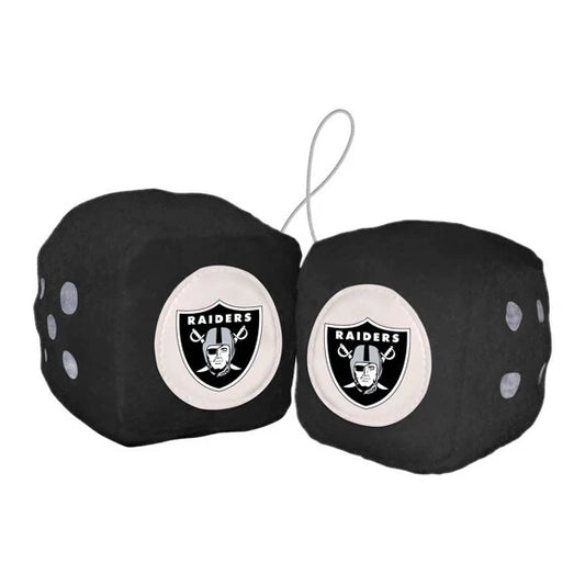 NFL Las Vegas Raiders Fuzzy  Dice