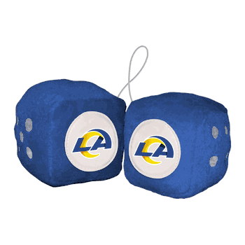 NFL Los Angeles Rams Fuzzy Dice