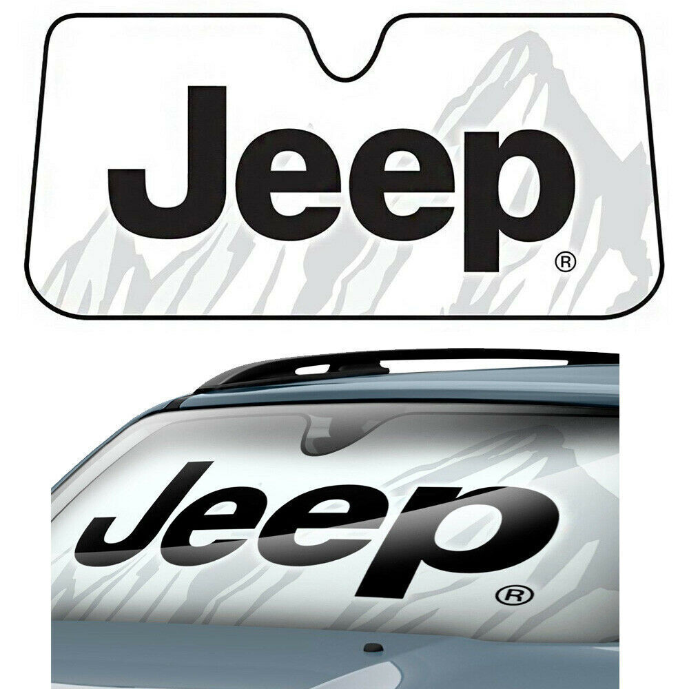 Jeep White Sunshade