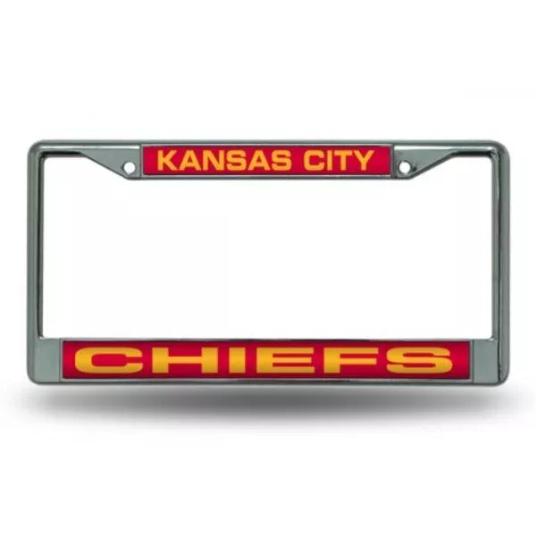 Kansas City Cheifs Laser License Plate Frame