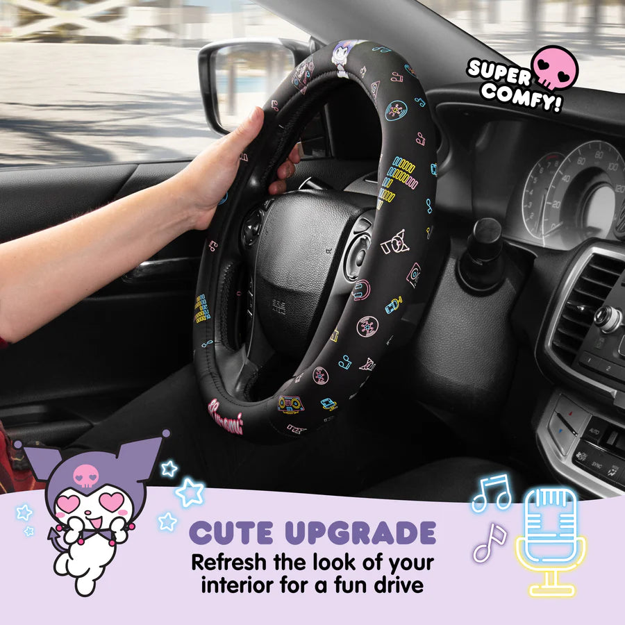 Kuromi Steering Wheel Cover