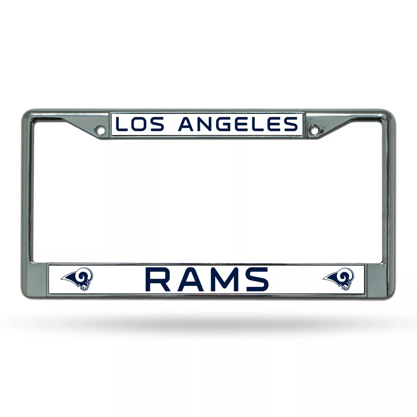 Rams White Plate Frame