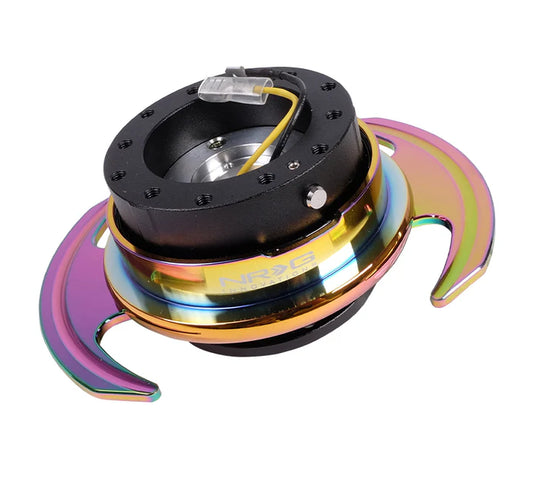 NRG 3.0 Quick Release Neo Chrome SRK-650BK-MC