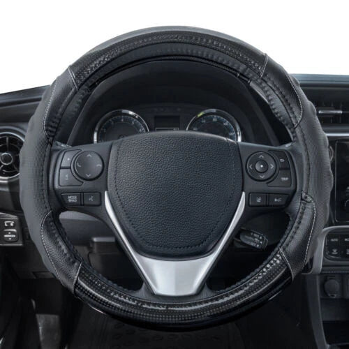 Carbon Fiber Grip Steering Wheel Cover