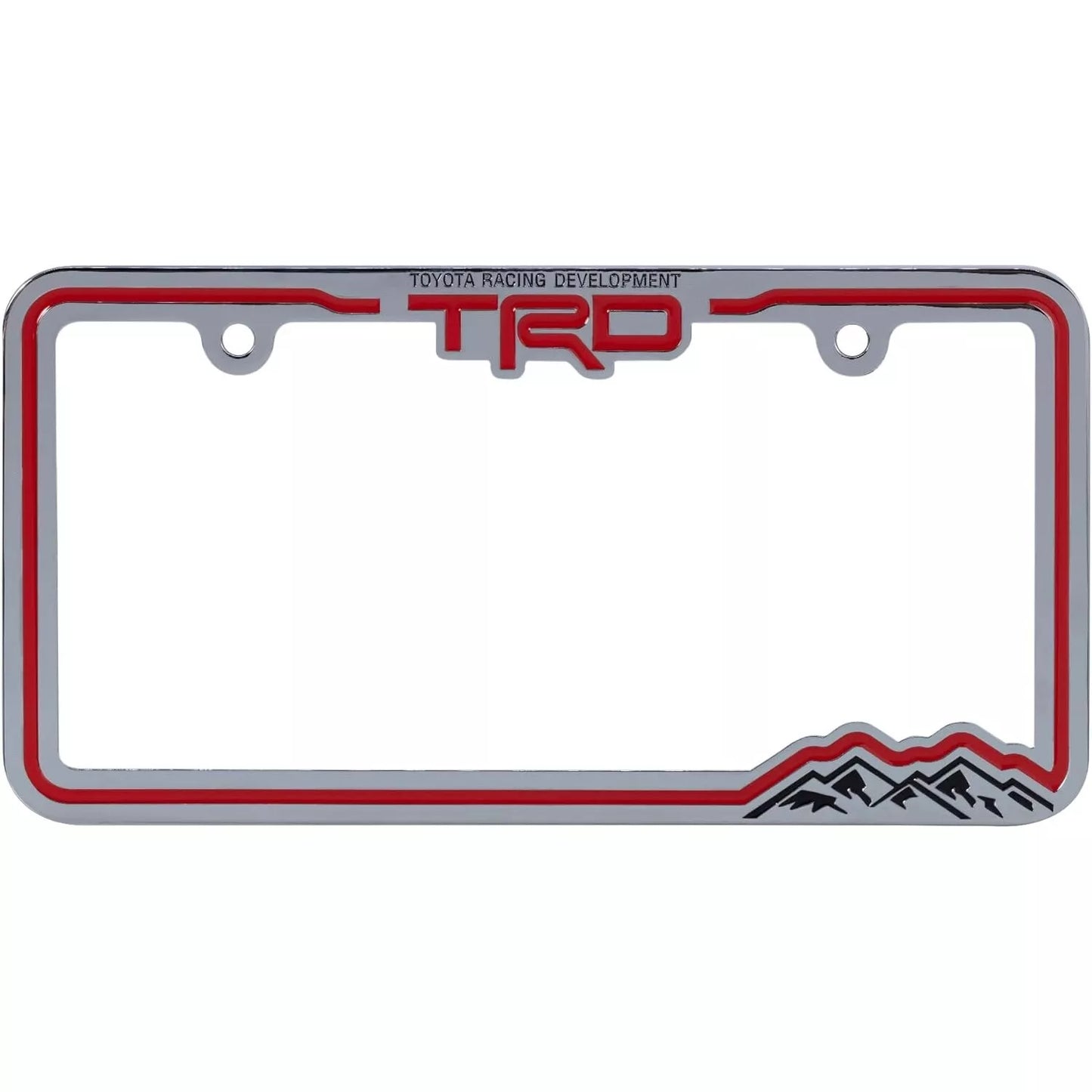 TRD Toyota Racing Development Chrome License Plate Frame