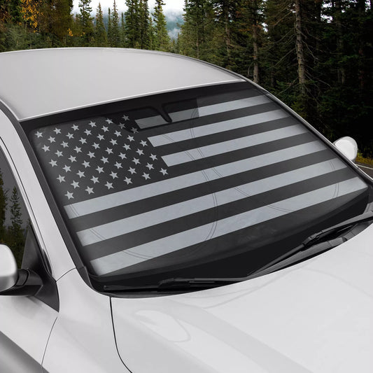 American Black Flag Sunshade