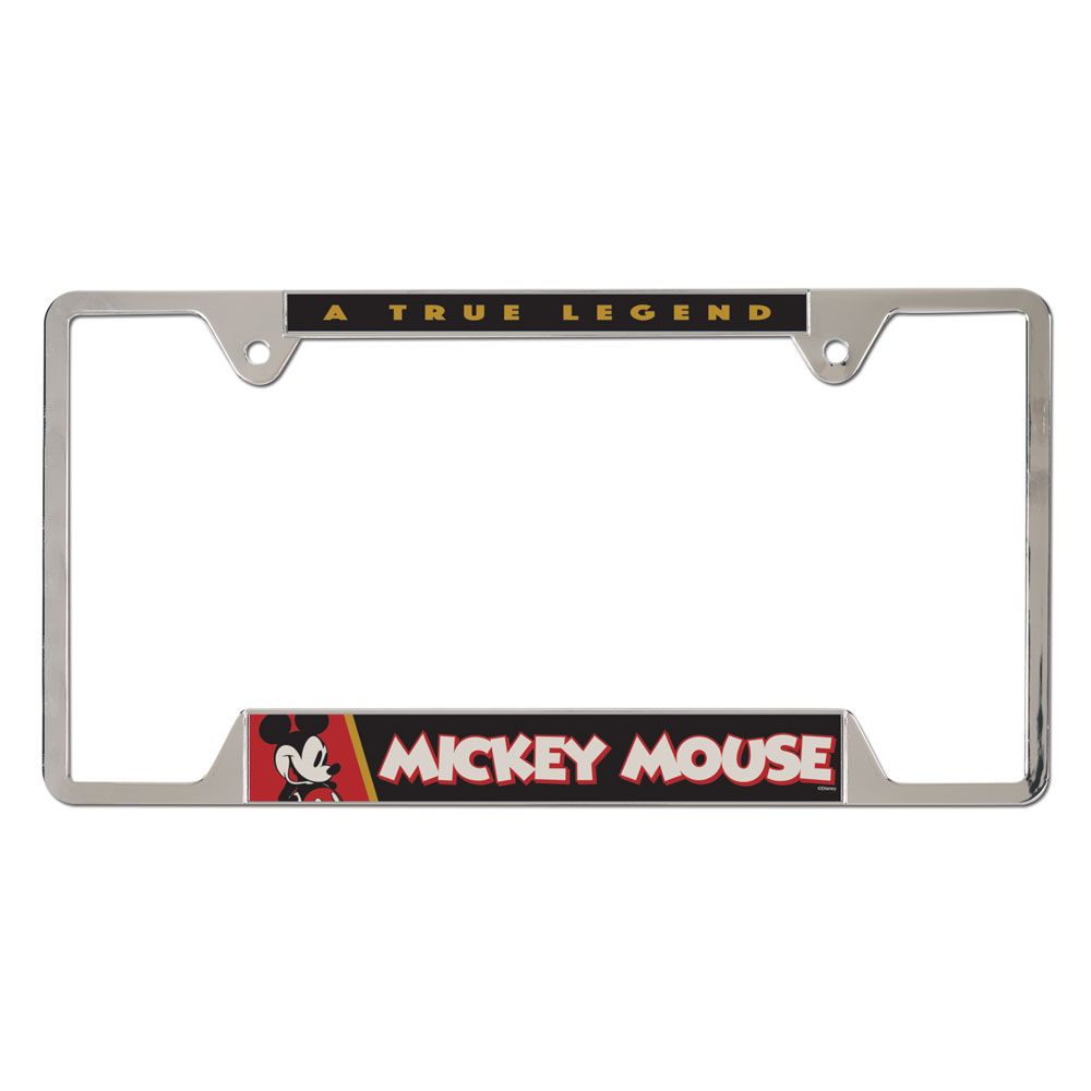 Mickey Mouse A True Legend License Plate Frame