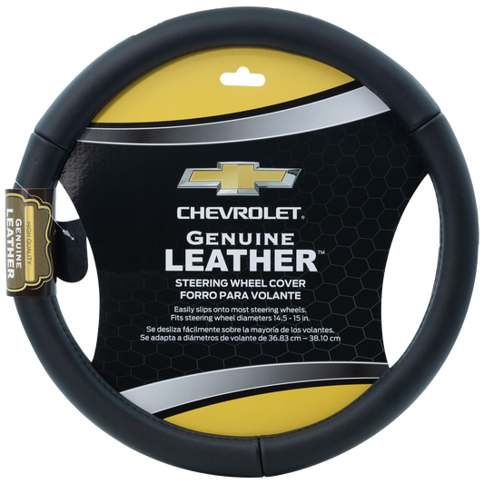 Chevy Leather Steering Wheel Cover