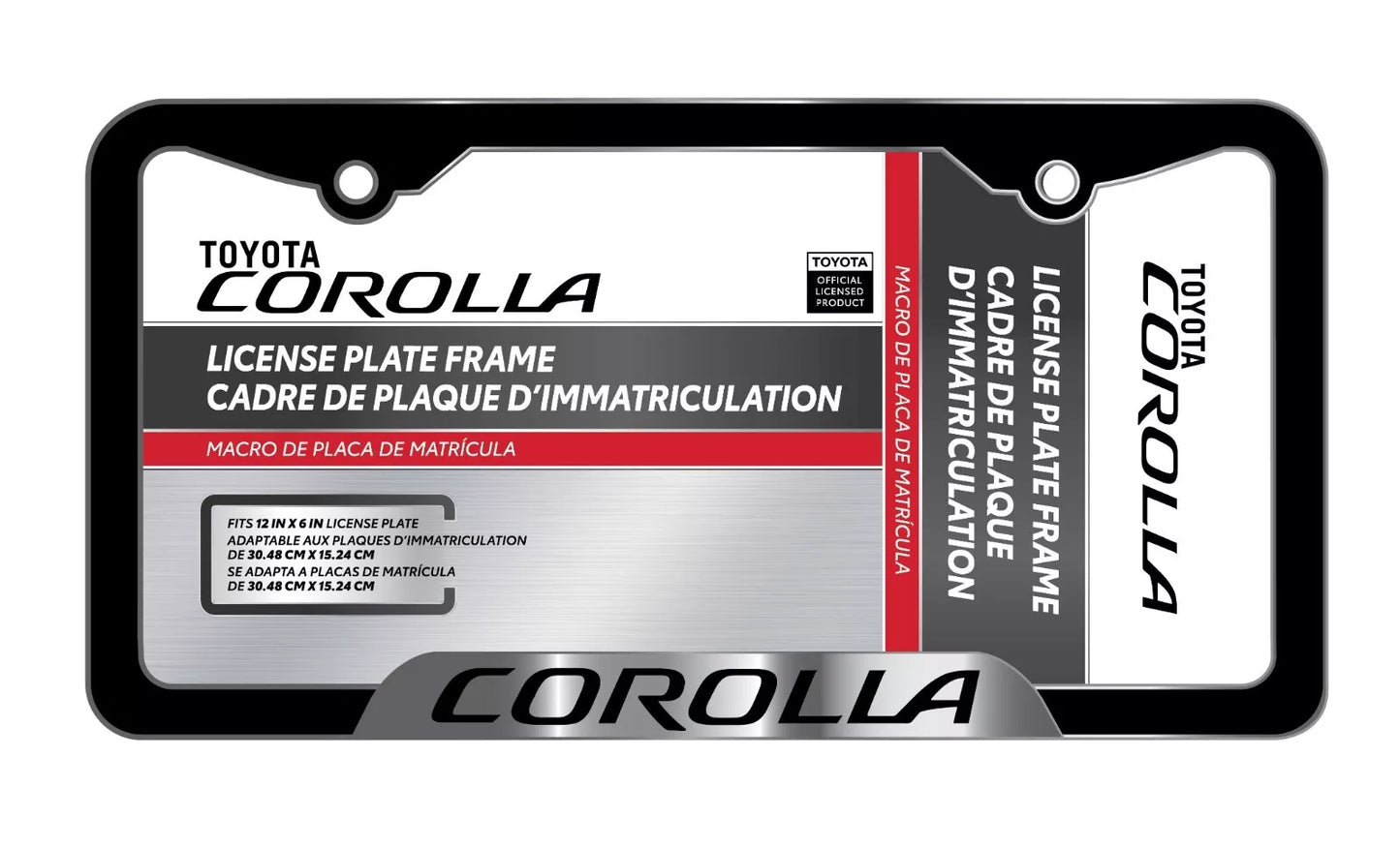 Corolla License Plate Frame