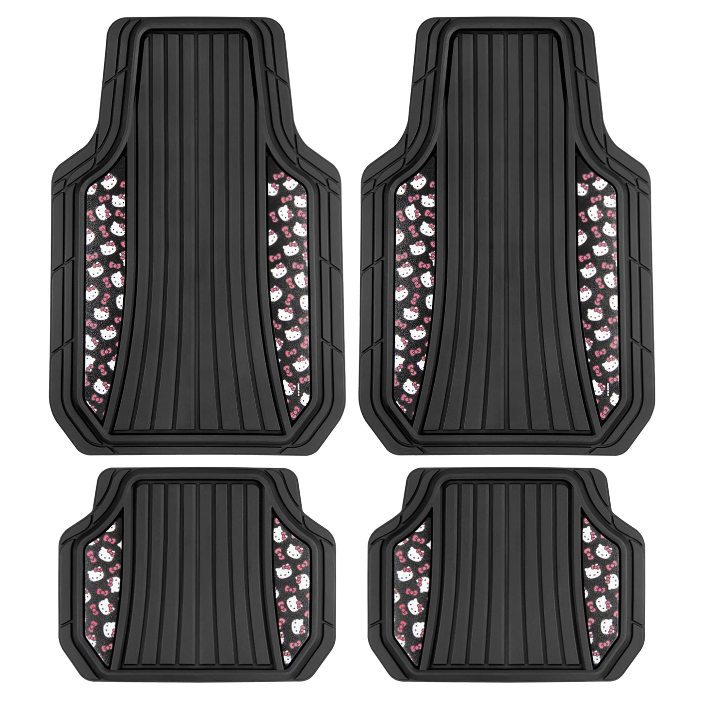 Hello Kitty 4pc Rubber Floor Mats