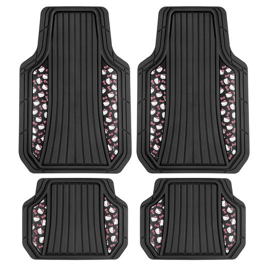 Hello Kitty 4pc Rubber Floor Mats