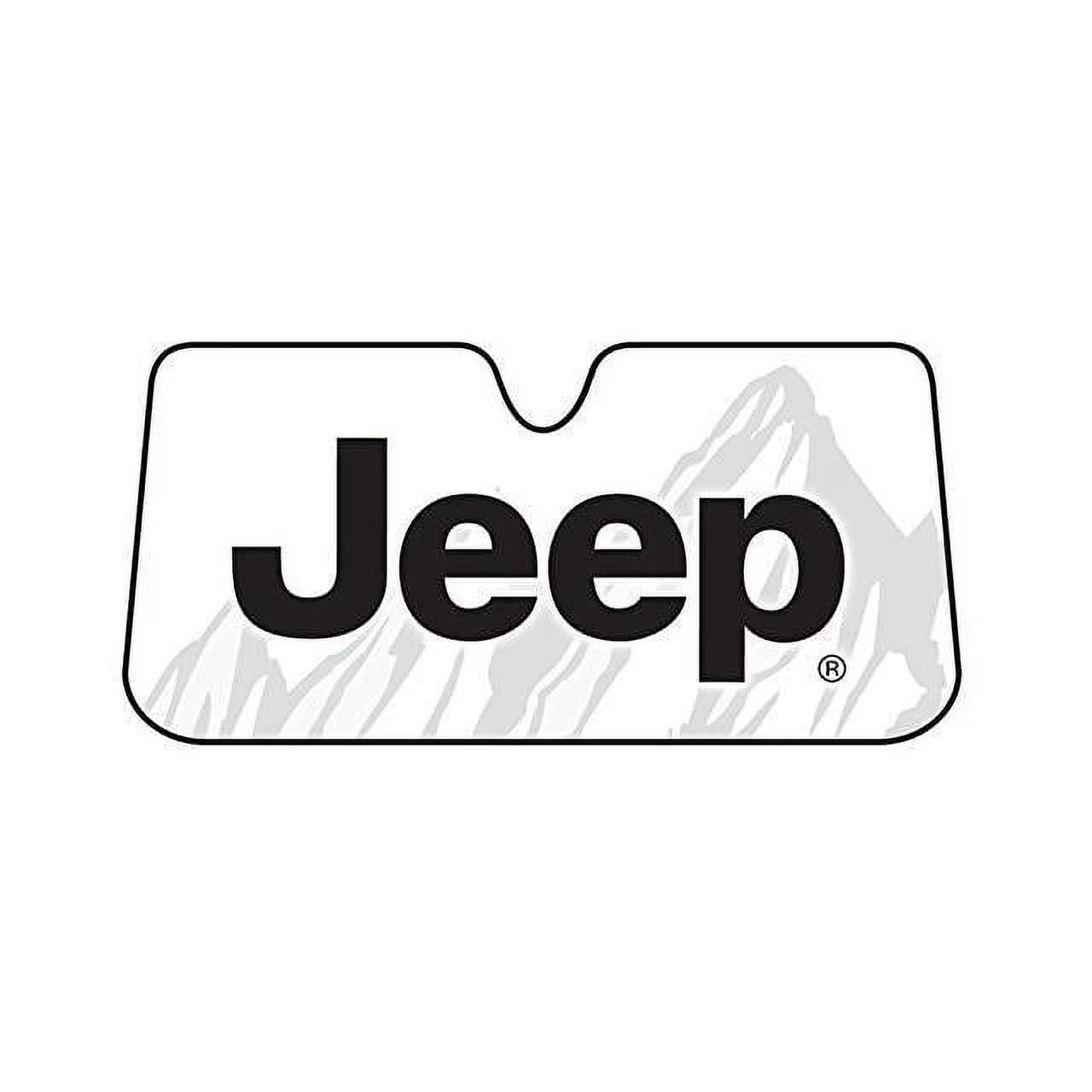 Jeep White Sunshade