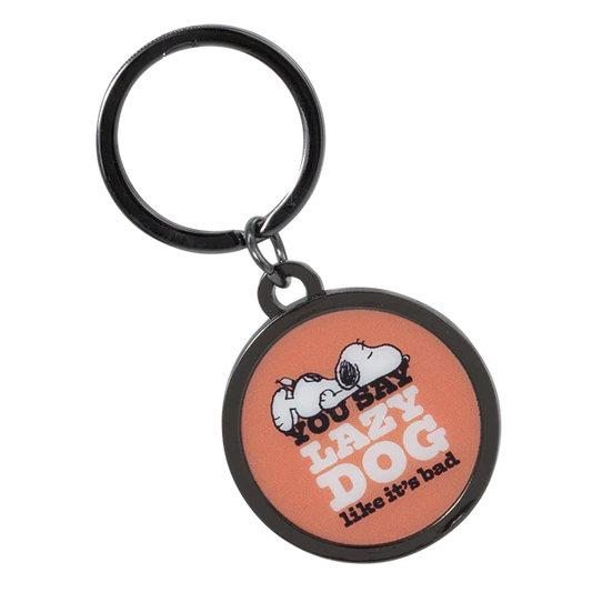 Peanuts Snoopy Lazy Dog Key Chain