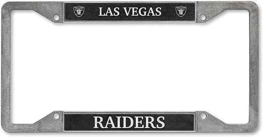 Las Vegas Raiders Pewter License Plate Frame