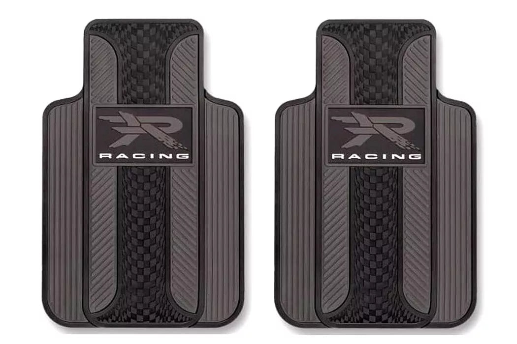 Grey R Racing Floor Mats